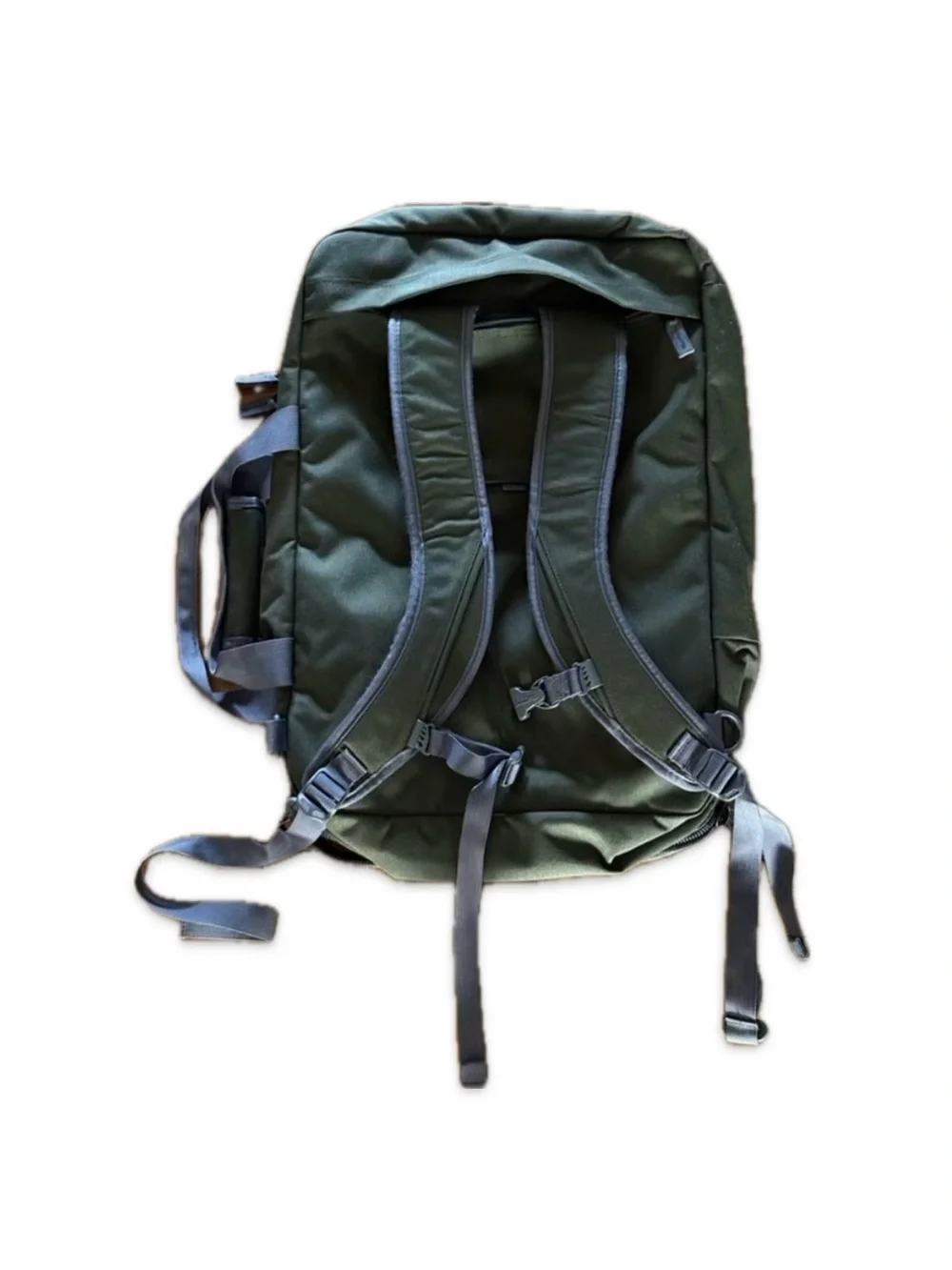 LL Bean Continental Travel Luggage Pack Backpack Olive Green Laptop Carry-on